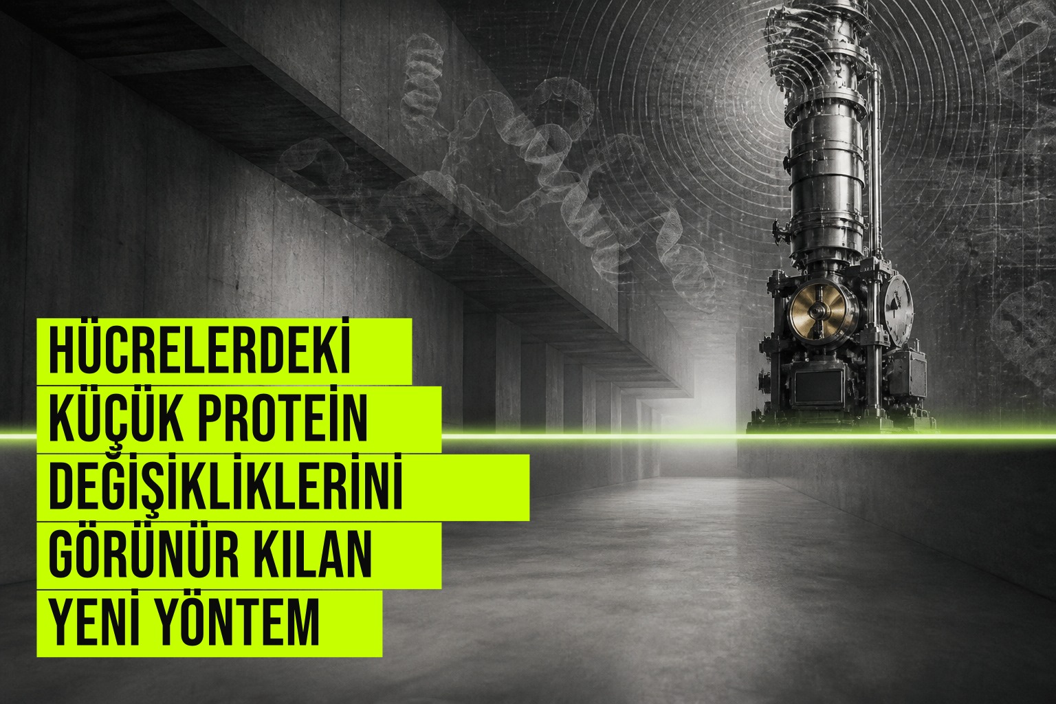 Yeni tarama yöntemiyle hücre içindeki minik protein değişiklikleri flaş mikroskop altında renkli noktalar olarak görünür hale getirilmiş.