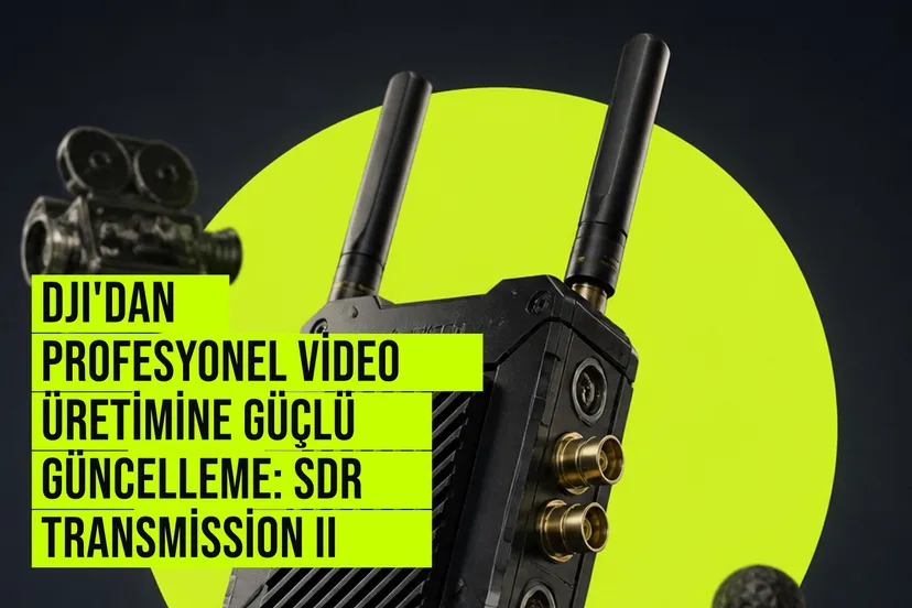 DJI'dan Profesyonel Video Üretimine Güçlü Güncelleme: SDR Transmission II haberi için üretilen kapak görseli