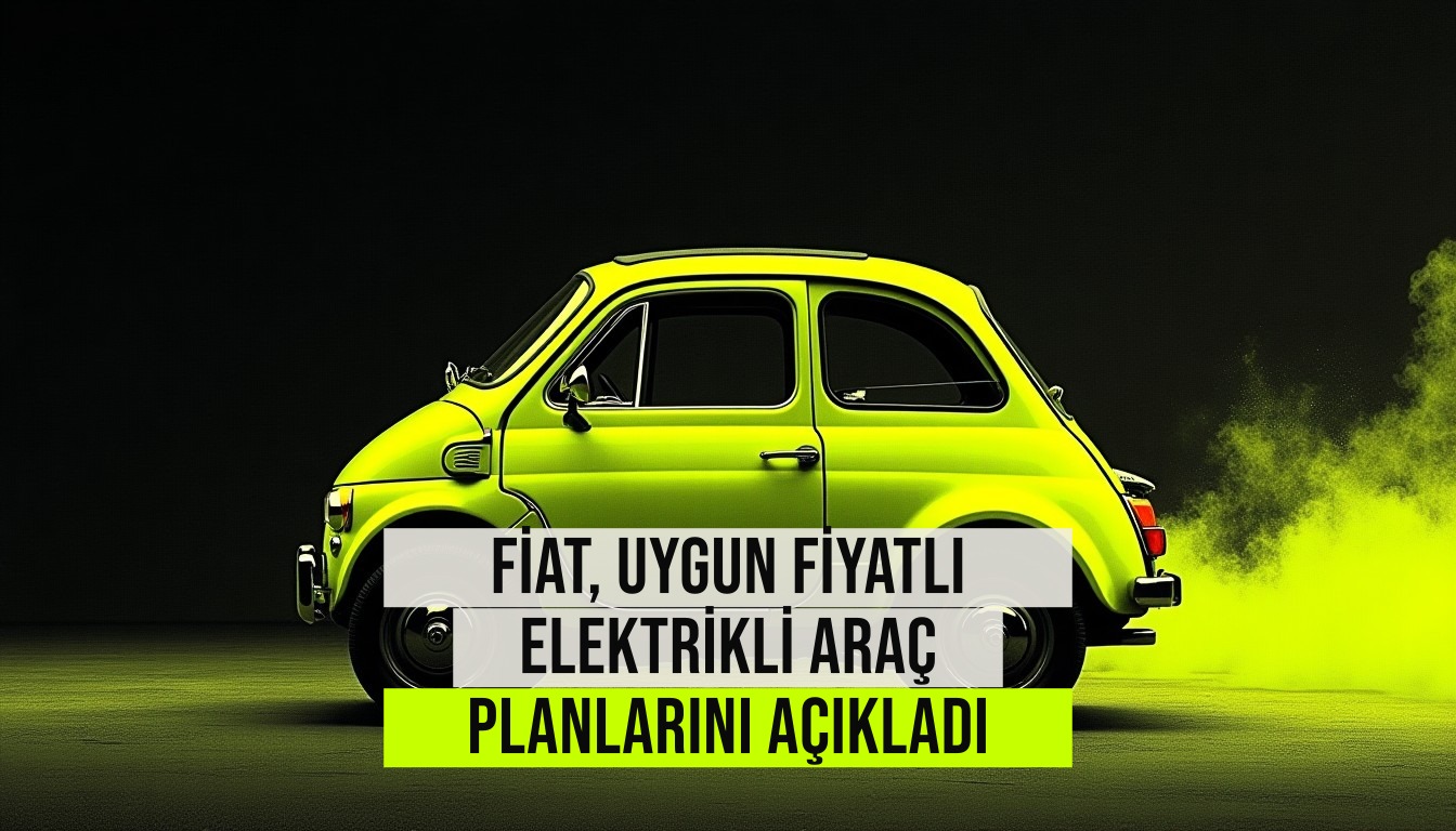 Fiat, Uygun Fiyatlı Elektrikli Araç Planlarını Açıkladı haberi için üretilen kapak görseli