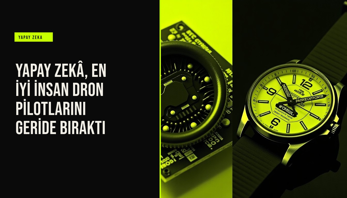 Yapay zekâ, en iyi insan dron pilotlarını geride bıraktı haberi için üretilen kapak görseli