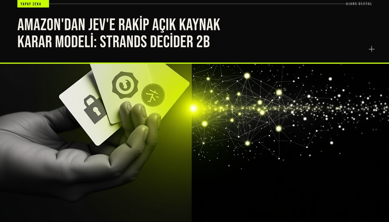 Amazon'un açık kaynaklı karar modeli Strands Decider 2B'nin yapay zeka ajanları için öngörülebilir iş akışları sağlayan arayüzü.