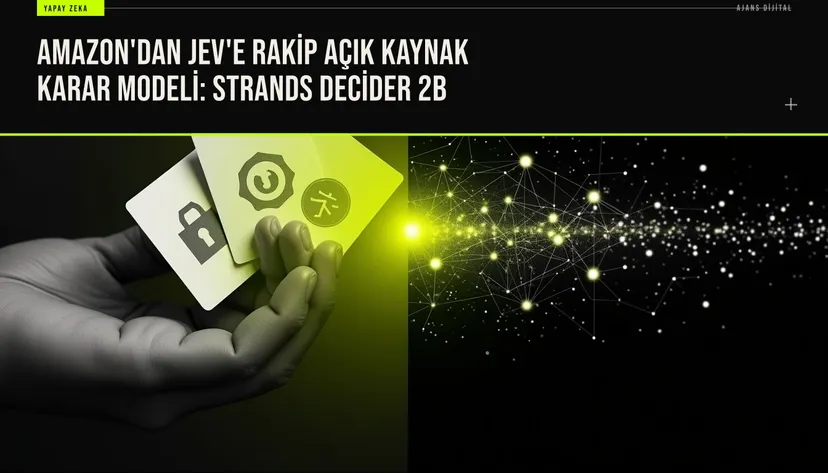Amazon'un açık kaynaklı karar modeli Strands Decider 2B'nin yapay zeka ajanları için öngörülebilir iş akışları sağlayan arayüzü.