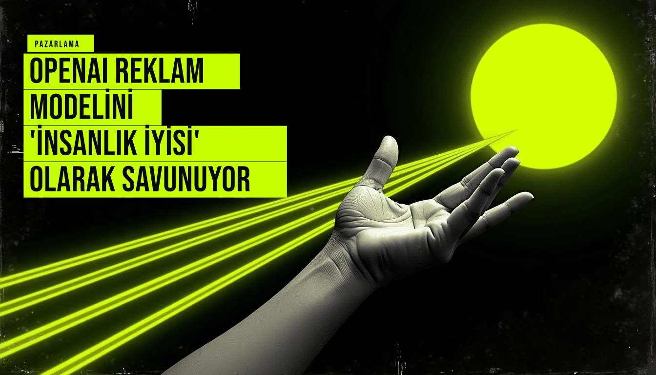 OpenAI yetkilileri Advertising Week New York etkinliğinde ChatGPT reklam modelinin insanlık faydasını sağladığını anlatıyor.