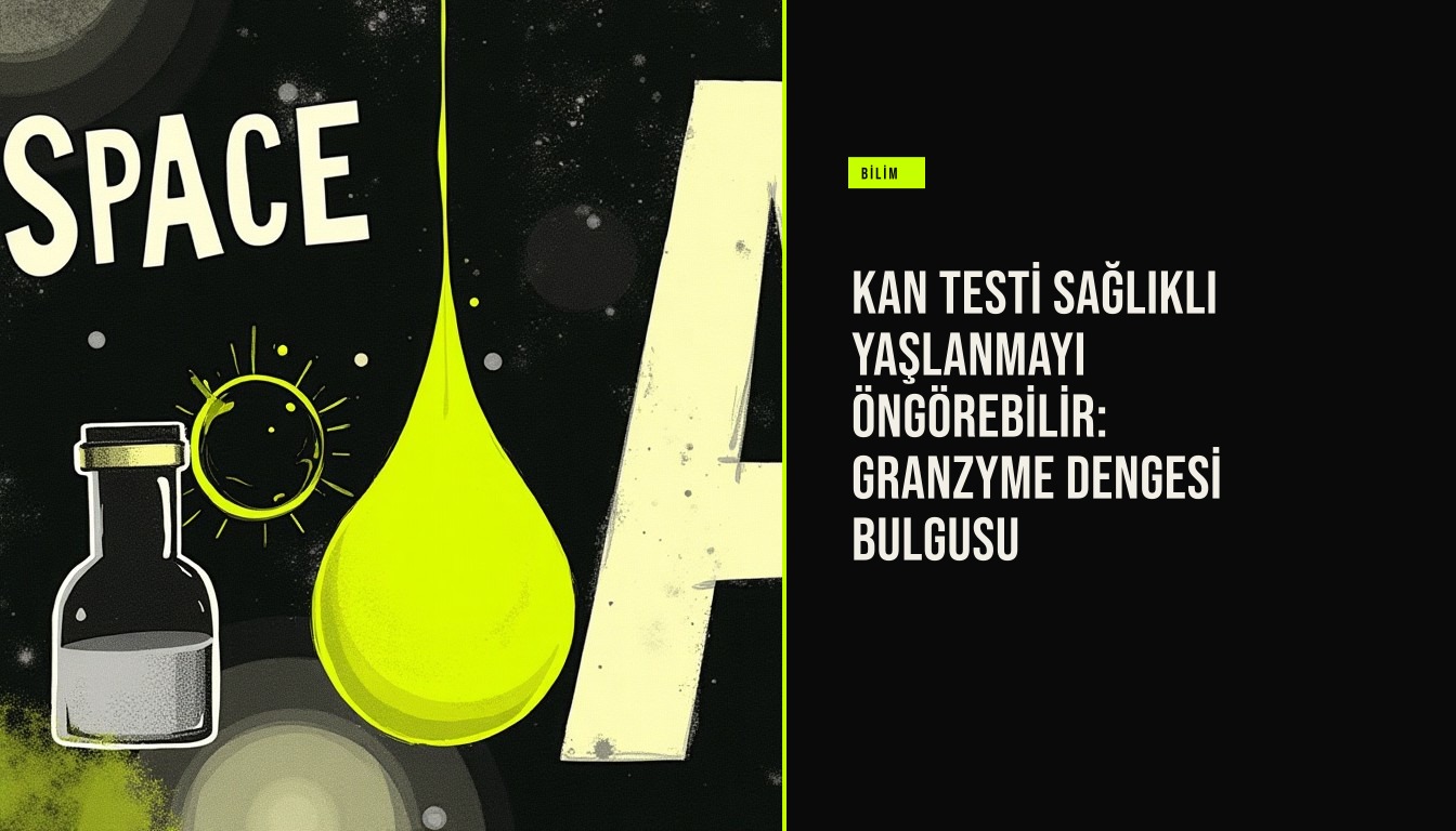 Kan testi sağlıklı yaşlanmayı öngörebilir: Granzyme dengesi bulgusu haberi için üretilen kapak görseli