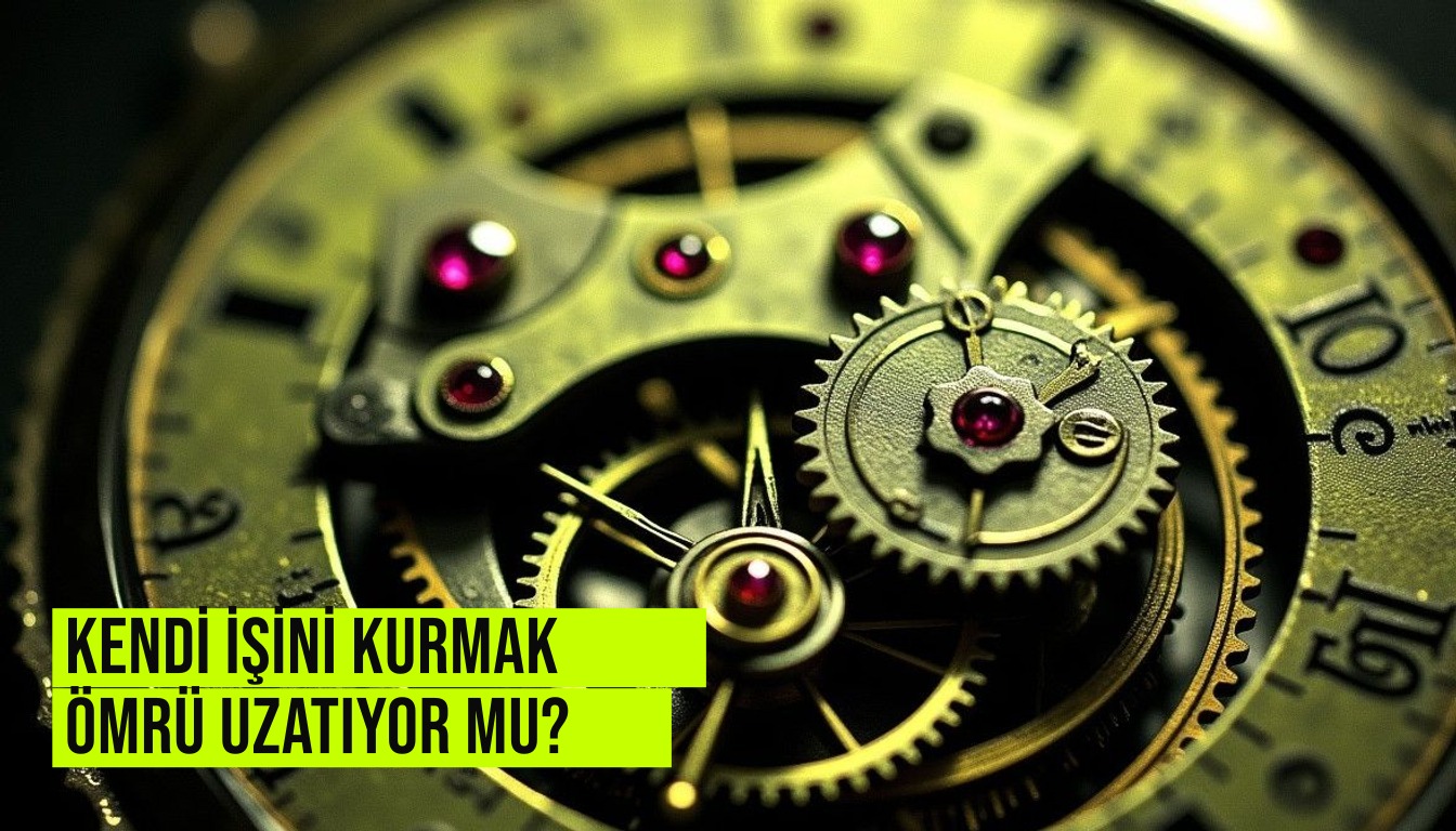 Kendi işini kuran bir girişimcinin sağlıklı ve huzurlu bir çalışma ortamında yoğun bir şekilde odaklandığını gösteren kavramsal görselleştirme