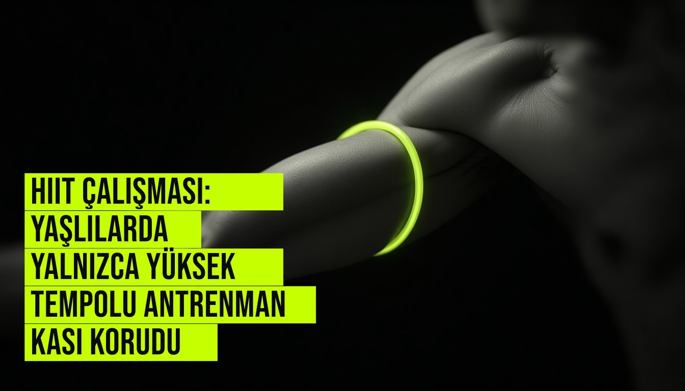 HIIT çalışması: Yaşlılarda yalnızca yüksek tempolu antrenman kası korudu haberi için üretilen kapak görseli