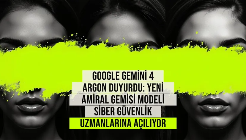 Google'ın yeni amiral gemisi yapay zeka modeli Gemini 4 Argon logosunun ve siber güvenlik odaklı geliştirme sürecini simgeleyen soyut bir dijital görselleştirme.