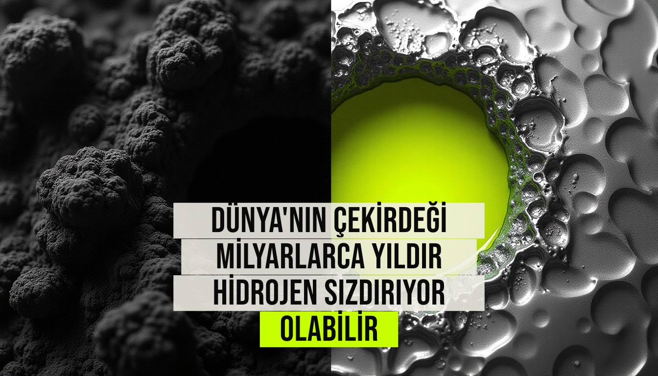 İzlanda ve Kanada volkanik kayalarındaki nadir hidrojen izleri Dünya'nın metalik çekirdeğinden milyarlarca yıldır sızdığını gösteriyor.