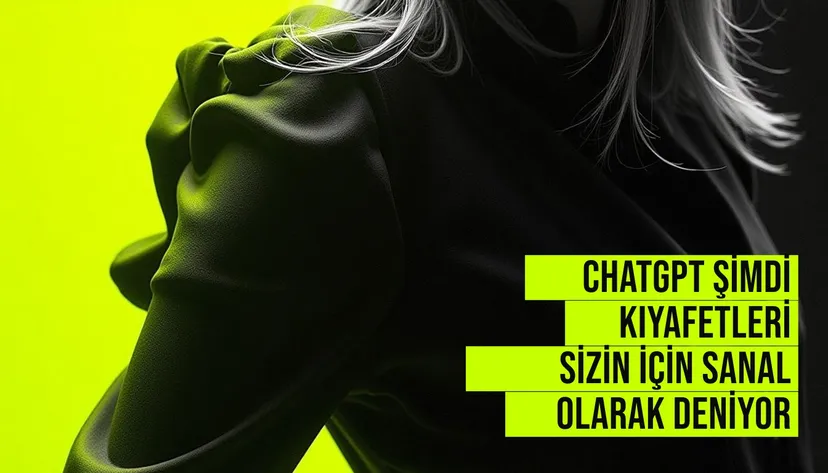 fotoğraf yüklayarak ChatGPT üzerinden sanal kıyafet deneyimi ve favoriler listesine ekleme işlevi gösteren ekran görüntüsü