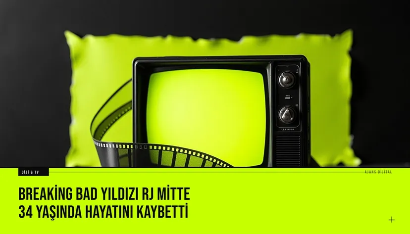 Breaking Bad dizisinde Walter Jr. olarak tanınan RJ Mitte'nin 34 yaşında vefat haberini yansıtıyor; hüzünlü bir portre.