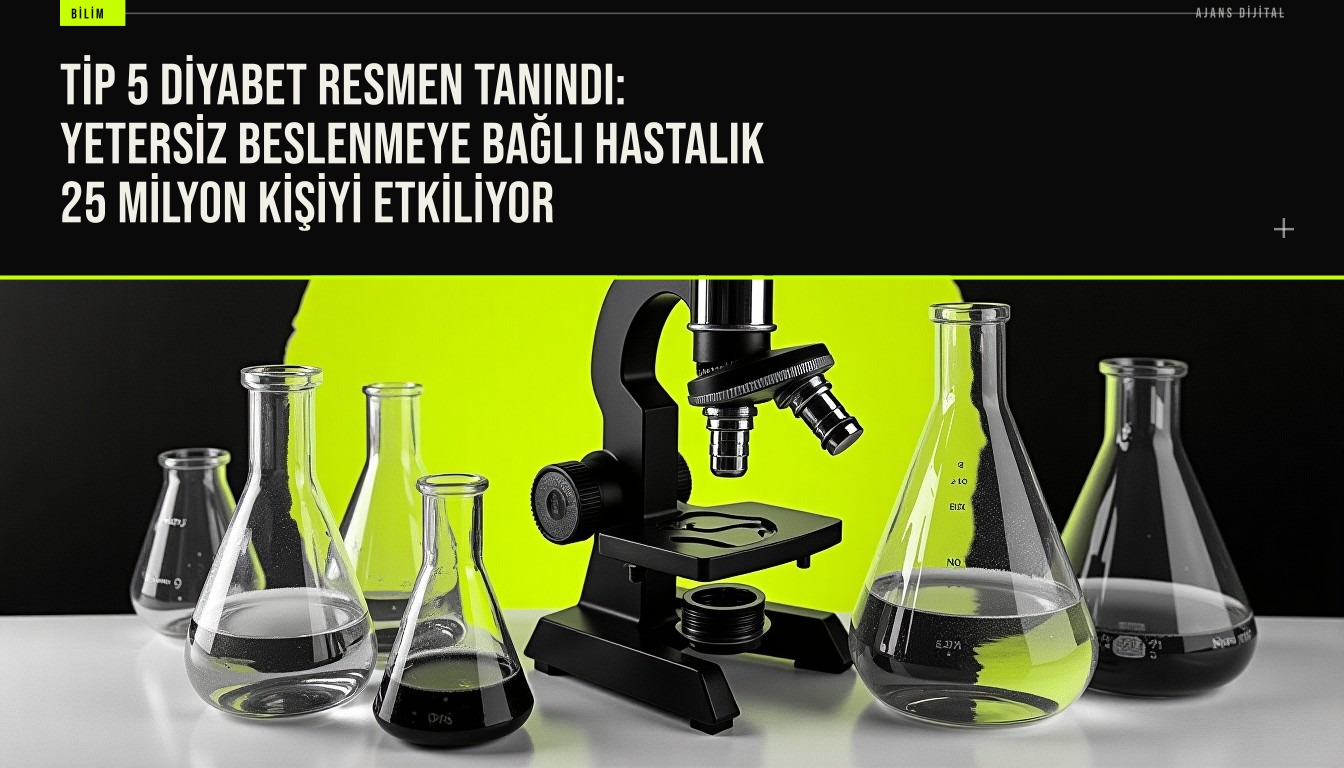 Uluslararası Diyabet Federasyonu tarafından resmen tanınan ve yetersiz beslenmeye bağlı 25 milyon kişiyi etkileyen tip 5 diyabet konsepti.