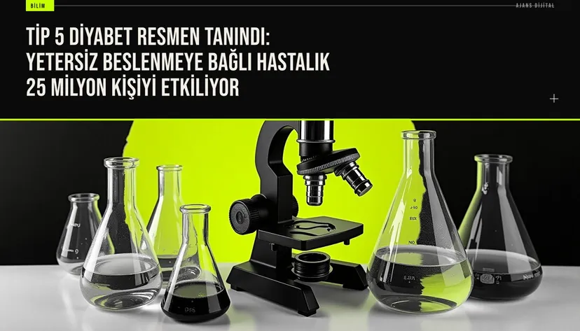 Uluslararası Diyabet Federasyonu tarafından resmen tanınan ve yetersiz beslenmeye bağlı 25 milyon kişiyi etkileyen tip 5 diyabet konsepti.