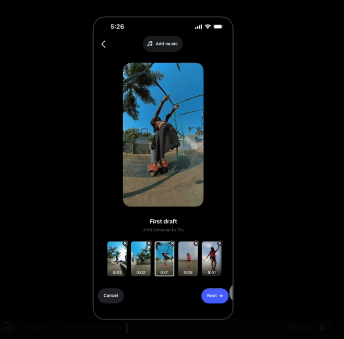 Instagram First Draft: Reels’e otomatik ilk kurgu geliyor