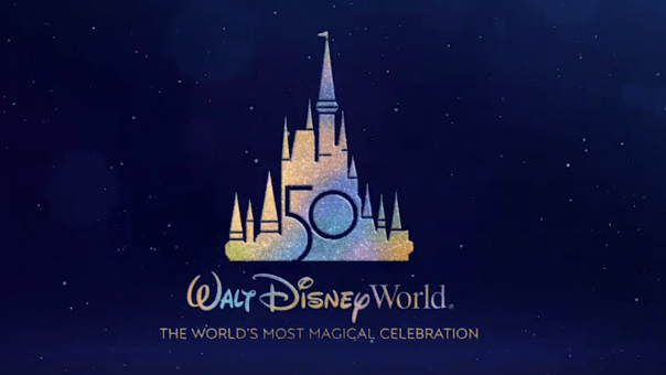 Disney World 55. Yıl logosu: Mickey kulaklarıyla retro bir dokunuş