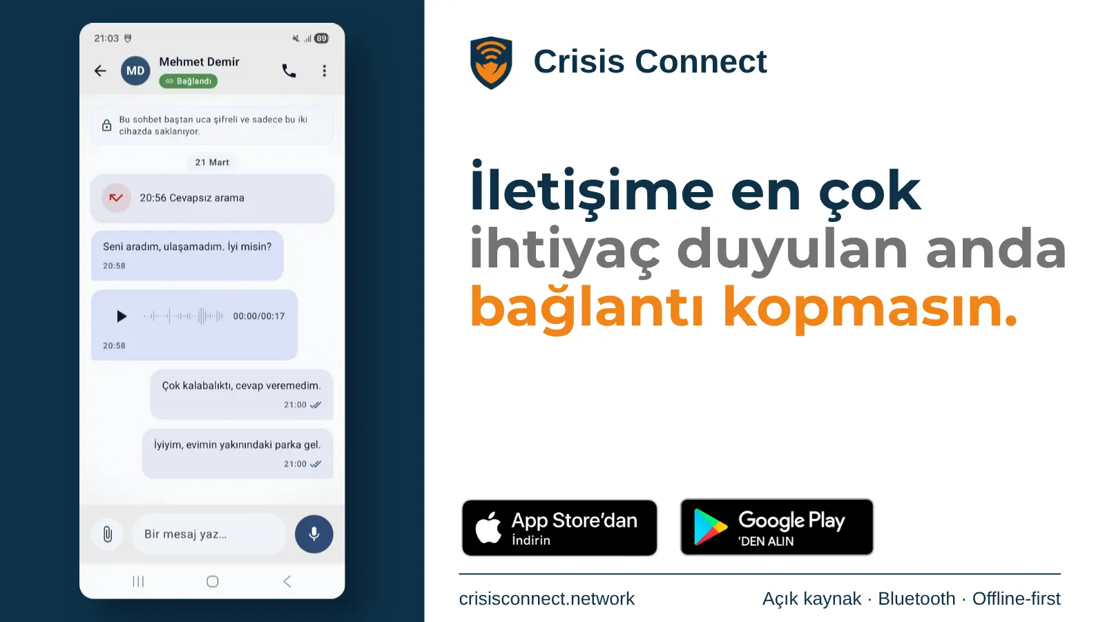 Türk Liseli Geliştiriciden İnternetsiz Afet İletişimi Uygulaması