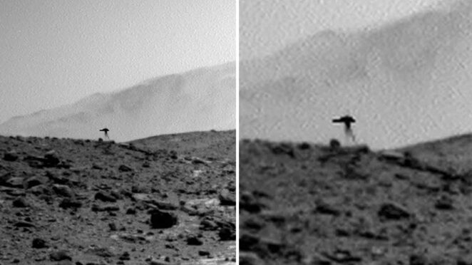 Mars Gizemli Denizanası Görüntüsü