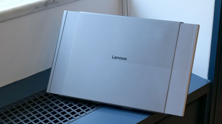 The back of Lenovo