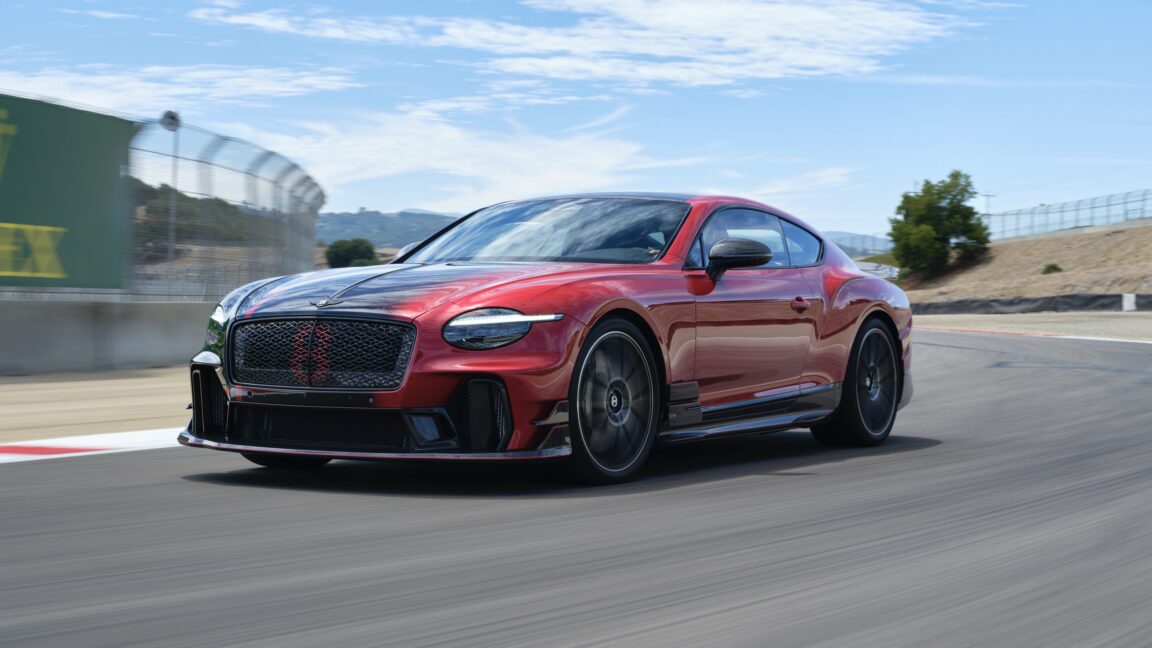 Bentley Supersports: hibritsiz, arkadan itişli saf sürüş