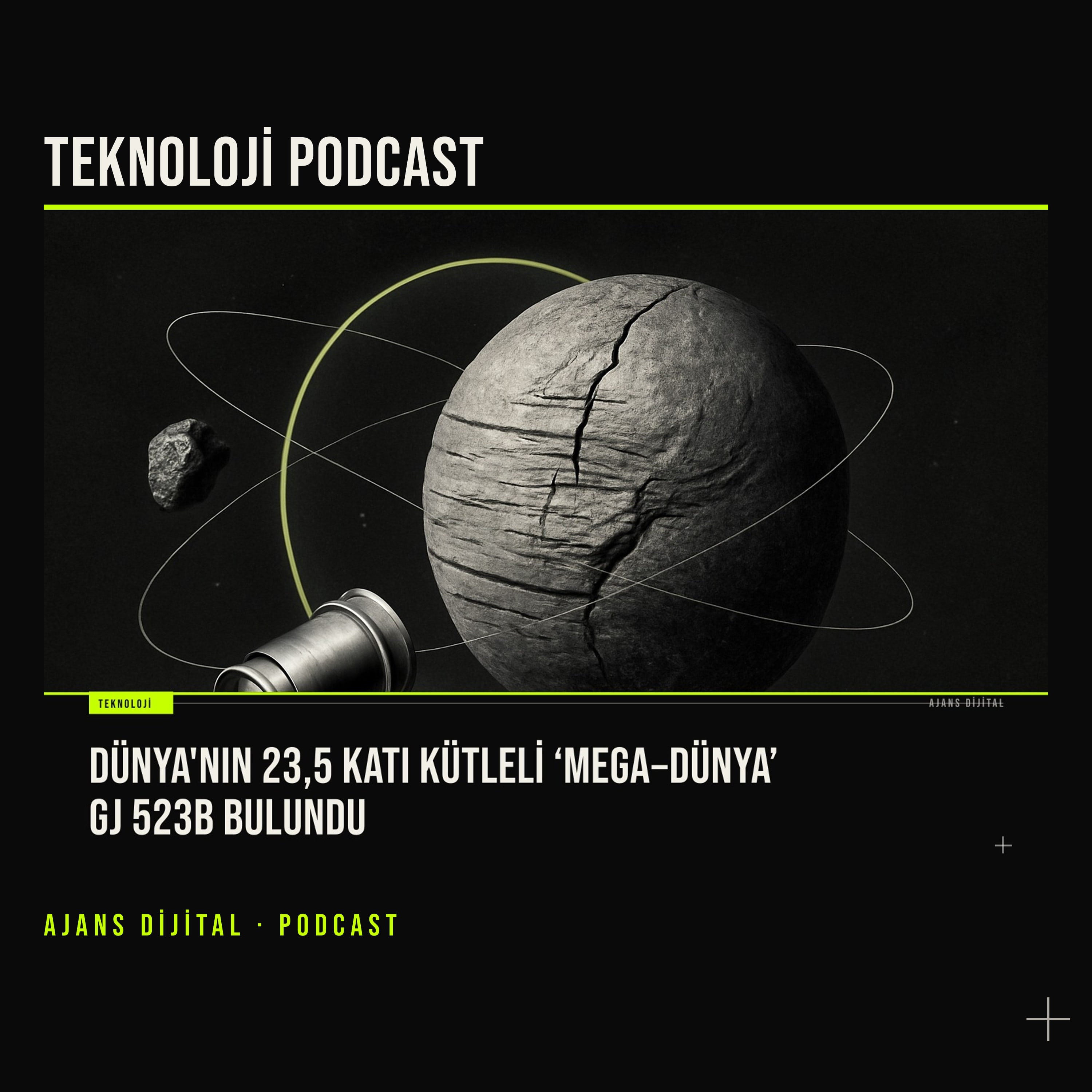 Mega Dünya GJ 523b Gezegen Formasyonunu Zorluyor Şaşırtıcı podcast bölümü kapağı