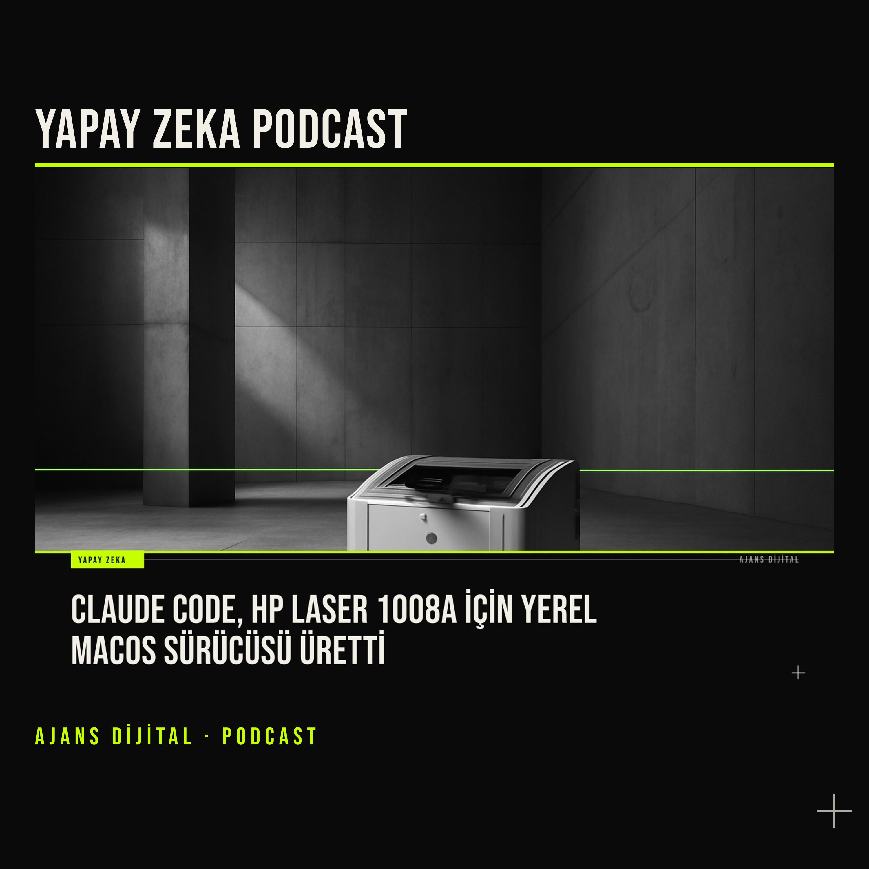 Yapay Zekâ Eski Yazıcının Kilidini Açınca Ne Değişir? podcast bölümü kapağı