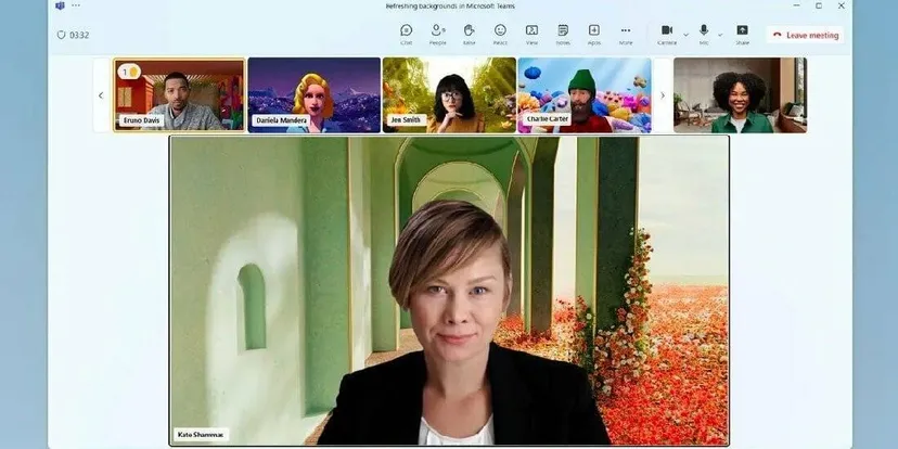Microsoft teams animasyonlu arkaplan guncellemesi