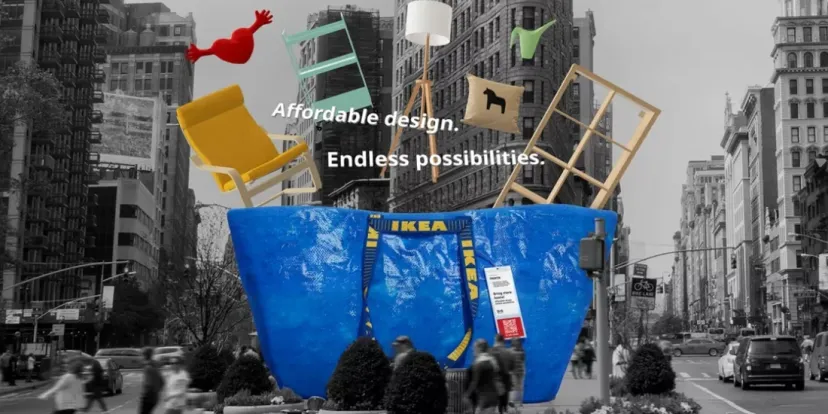 Ikea’nın Devasa Mavi Çanta Şovu- Pazarlamada Unutulmaz Bir İhtişam