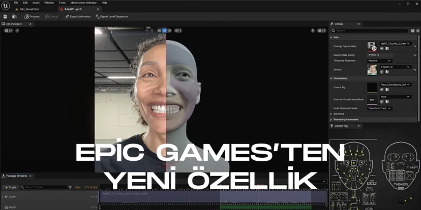 Epic games iphone ile metahumanlari canlandiran yeni bir araci duyurdu
