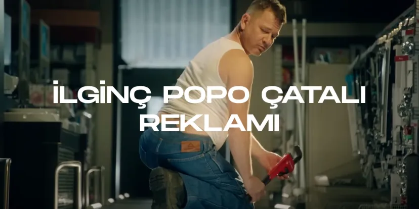 İlginc urun reklami popo catali endisesi yok artik