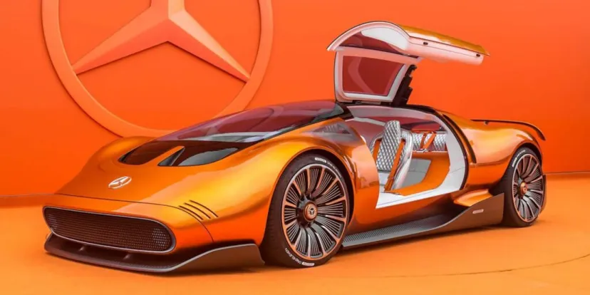 Mercedes benz vision one eleven yeni nesil elektrikli otomobilin tanitimi