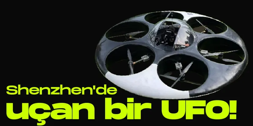 Shenzhende mucizevi bir an insanli ufo evtol