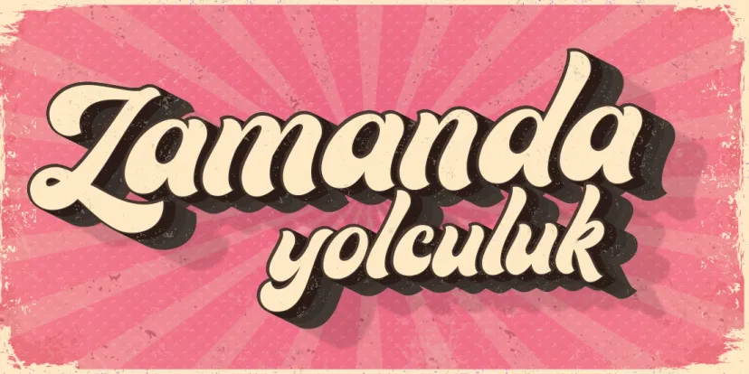 Zamanda yolculuk retro ve vintage stilin grafik tasarimdaki canlanisi