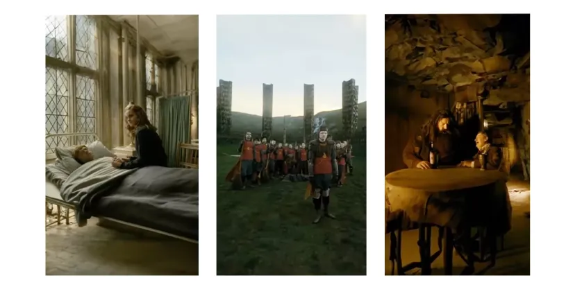 İnanilmaz ai goruntuleri harry potterin dikey olarak cekildigini hayal ediyor