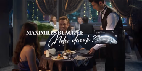 Maximiles blackin yeni reklam kampanyasi yayinda