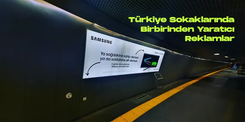 Turkiye sokaklarinda birbirinden yaratici reklamlar