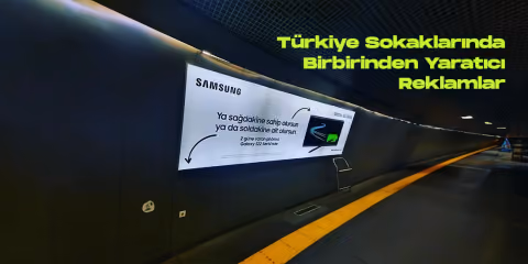 Turkiye sokaklarinda birbirinden yaratici reklamlar