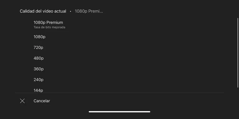 Youtube premium aboneleri icin masaustu 1080p premium secenegi geldi