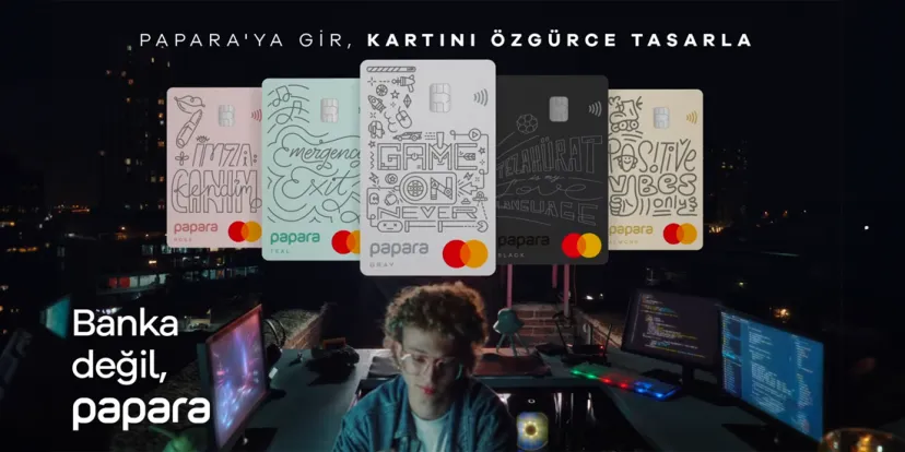 Papara kart tasarım