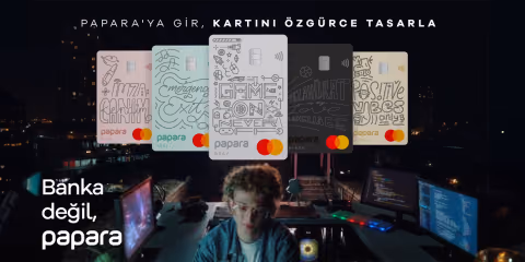 Papara kart tasarım
