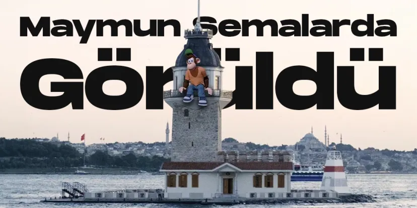 Lc waikikinin ikonik maymunu kiz kulesine tirmandi