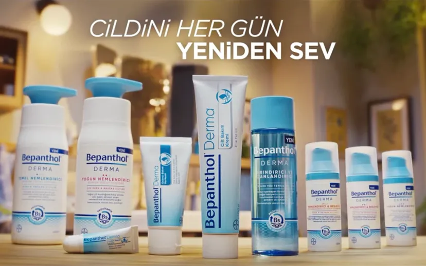 Bepanthol derma yeni reklam filmiyle cildini her gun yeniden sev diyor