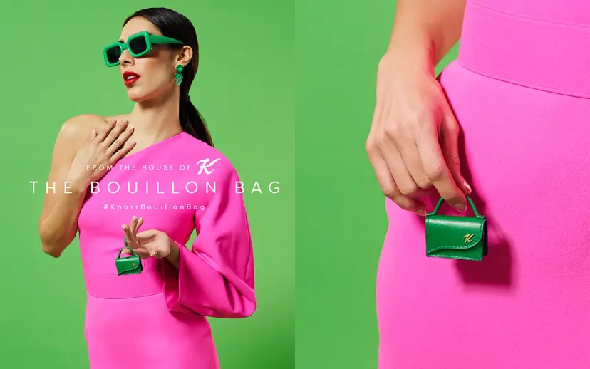 Knorrdan bir bulyon kadar kucuk canta bouillon bag