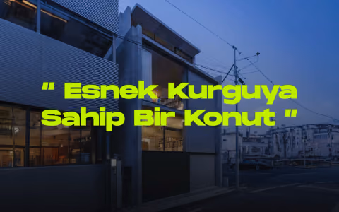 Japonya esnek kurgu konut kapak