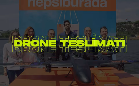 Hepsiburada drone ile paket teslimatini test ediyor