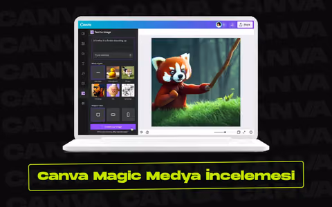 Canva magic medya incelemesi amator icerik olusturucular icin yapay zeka tarafindan olusturulan gorseller