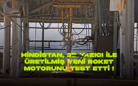 Hindistan 3d yazici ile uretilmis yeni roket motorunu test etti