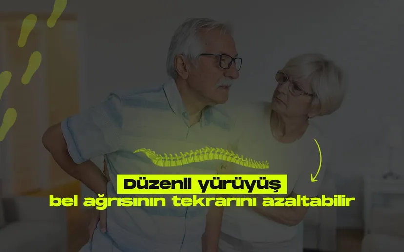 Duzenli yuruyus bel agrisinin tekrarini azaltabilir