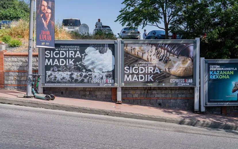 Reklam panolarına sigmayacak kadar buyuk