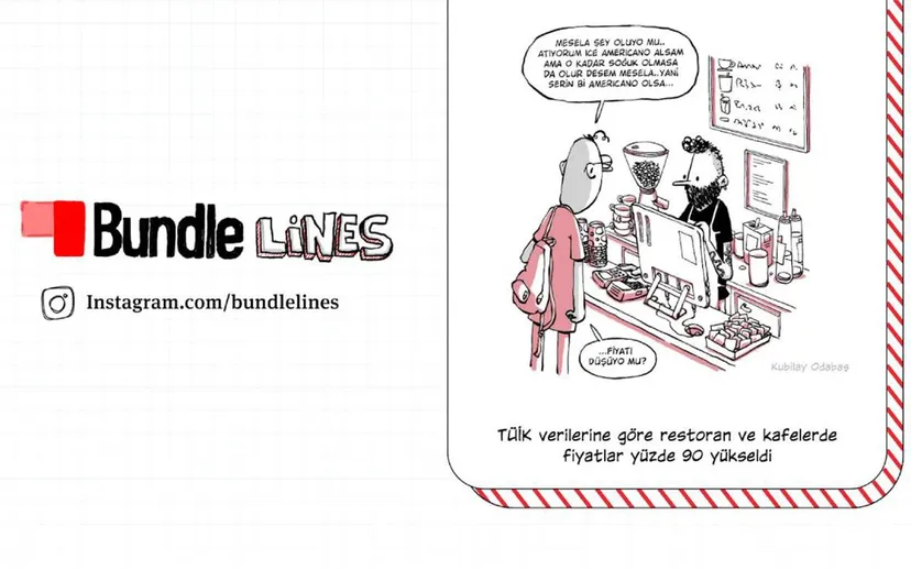 Bundle lines karikaturlerle gundemin nabzini tutuyor